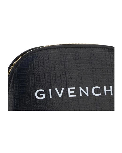 Givenchy Black Canvas logo beauty-case