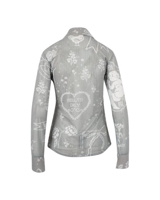 Marco Rambaldi Gray Shirts