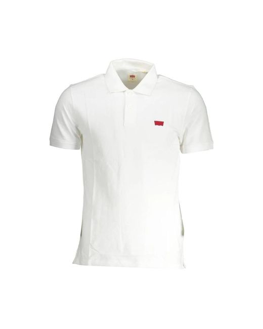 Levi's White Polo Shirts for men