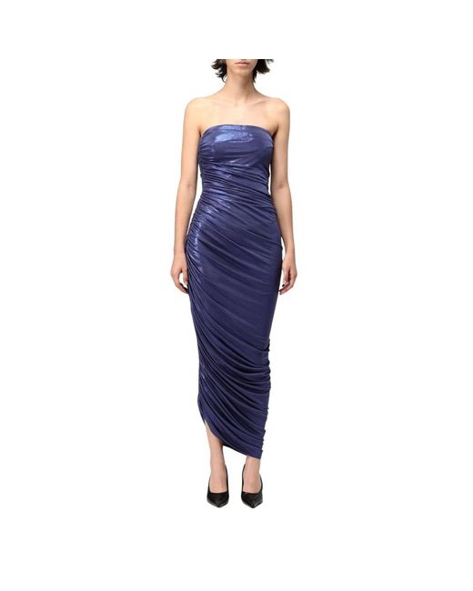 Norma Kamali Blue Party Dresses