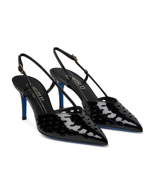 Loriblu Schoenen ,Zwart ,Leer Slingback in het Black