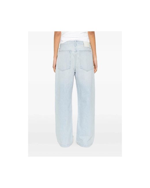 Agolde Blue Straight Fit Jeans