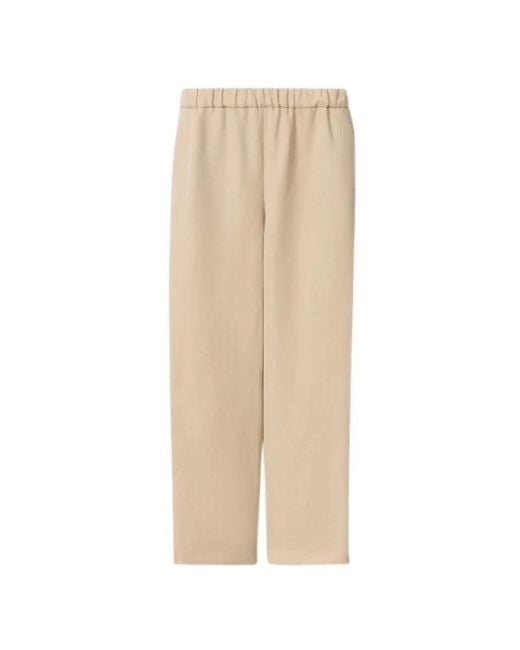 Fabiana Filippi Natural Straight Trousers