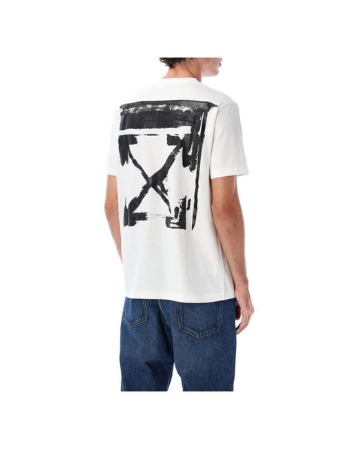 Off-White c/o Virgil Abloh Ink Arrow Slim T-Shirt Weiß Schwarz in White für Herren