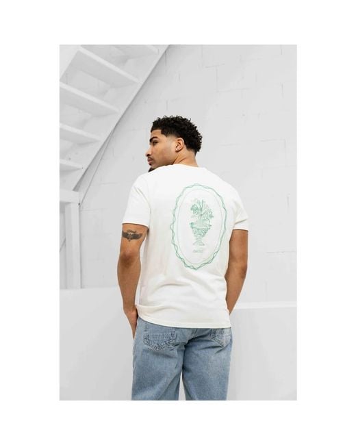 Pure Path White T-Shirts for men