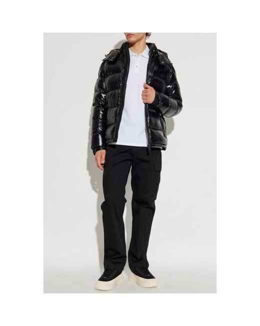 Moncler Black Down Jackets for men
