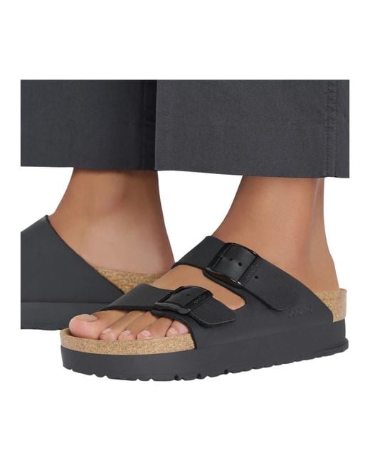 Birkenstock Black Sliders