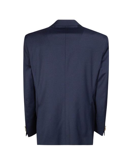 Double Breasted Suits MARSĒM de hombre de color Blue