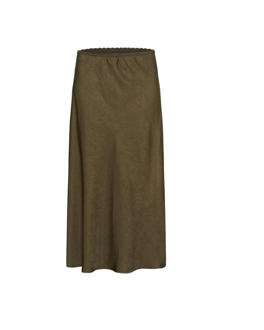 Part Two Elastische Taille Rok Laurinapw Tarmac in het Green