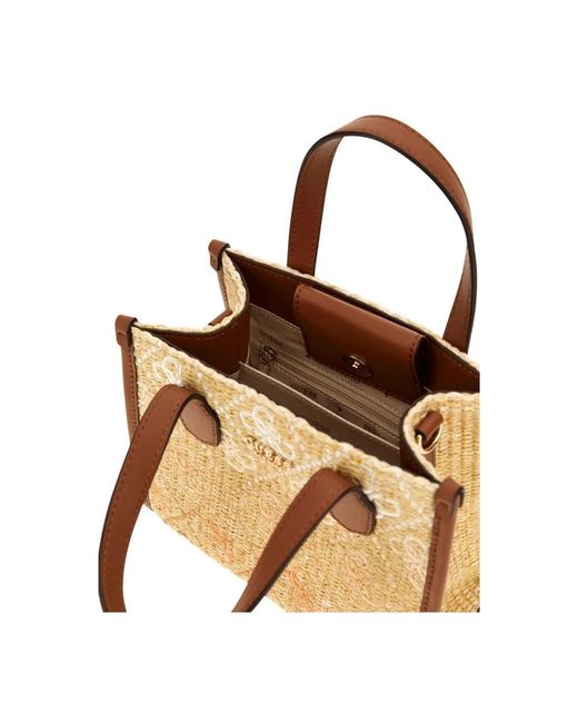 Guess Natural Mini 2 fächer tote tasche