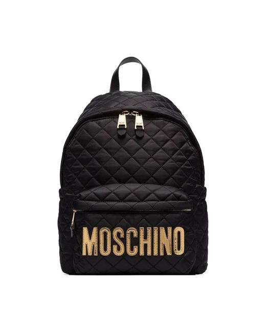 Moschino Black Backpacks,rucksack