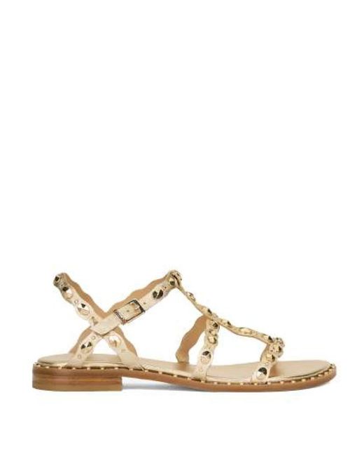 Flat Sandals Ash en coloris Natural