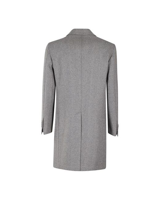 Double-Breasted Coats di Tagliatore in Gray da Uomo