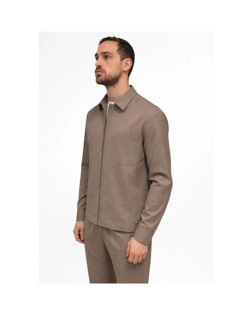 PT Torino Brown Light Jackets for men