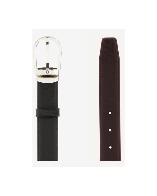 Montblanc Black Belts for men