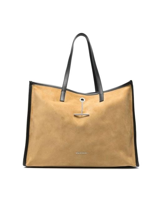 Alexander McQueen Tote Bags in het Brown voor heren