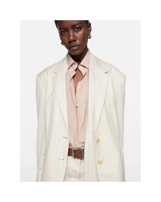 Acne Natural Blazers