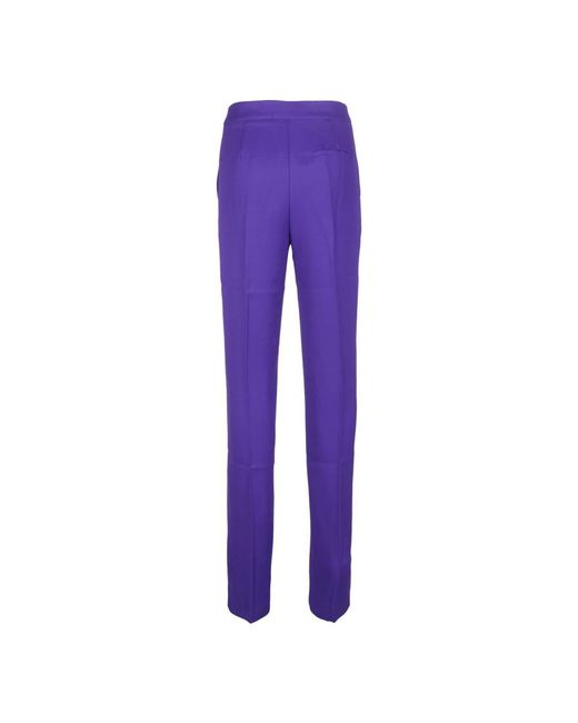 ANDAMANE Purple Straight Trousers