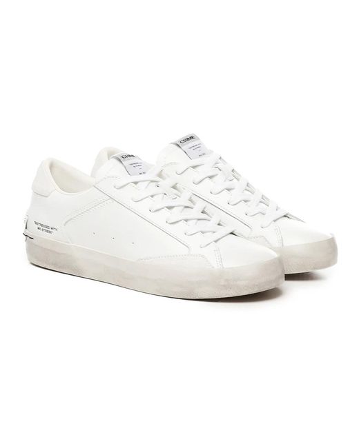 【関税&送料込】Crime London Sneakers White Crime London Sneakers in White for Men | Lyst