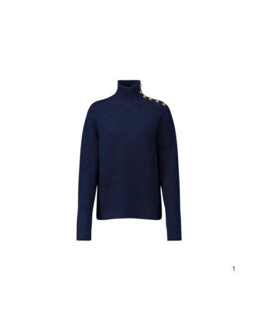 Laurence Bras Blue Maillon Sweater