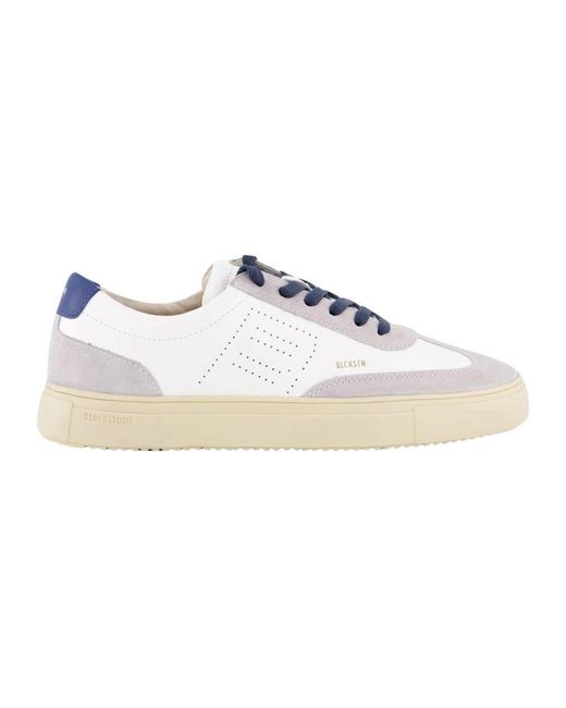Blackstone Slate Harper Sneaker Weiß/Blau in White für Herren