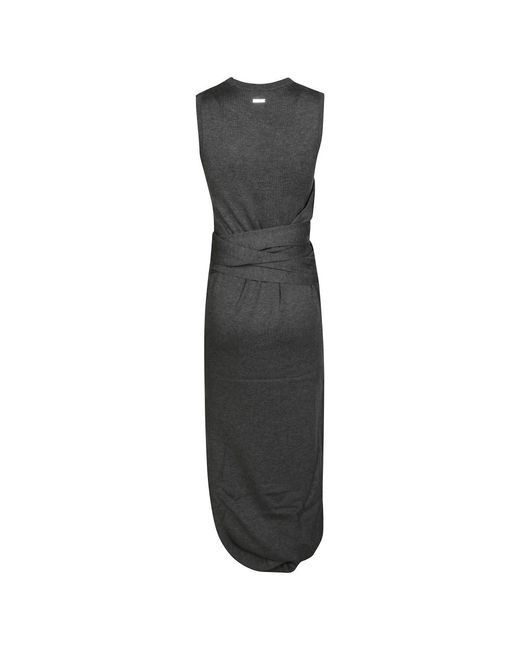 Midi Dresses J.W. Anderson de color Gray