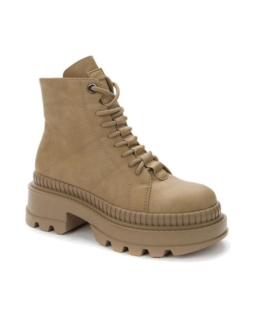 Betsy Brown Lace-Up Boots