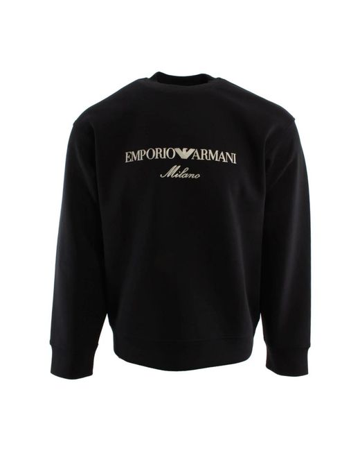 Armani Black Sweatshirts for men