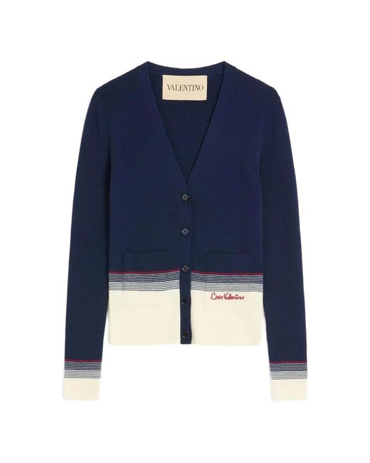 Valentino Garavani Blue Cardigans