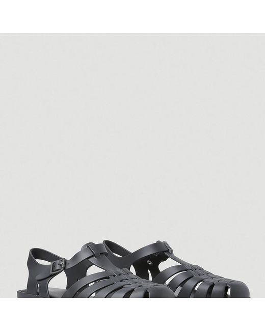 Melissa Black Flat Sandals