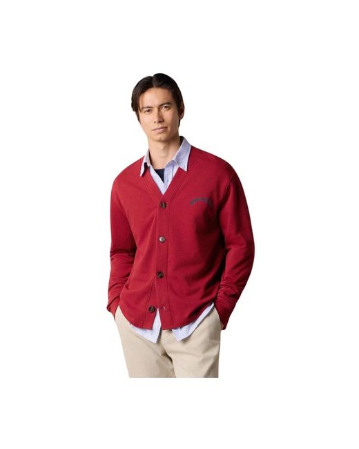 Cardigans Brooks Brothers de hombre de color Red