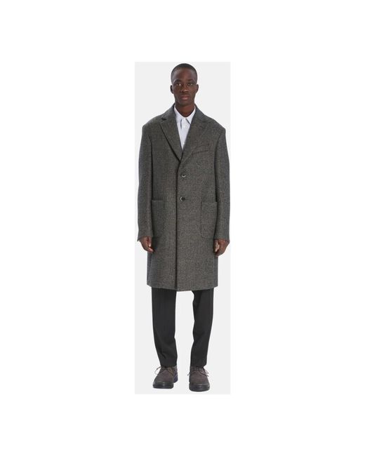 Single-Breasted Coats Barena de hombre de color Gray