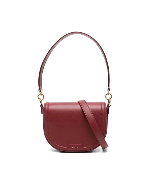 Bally Red Shoulder Bags