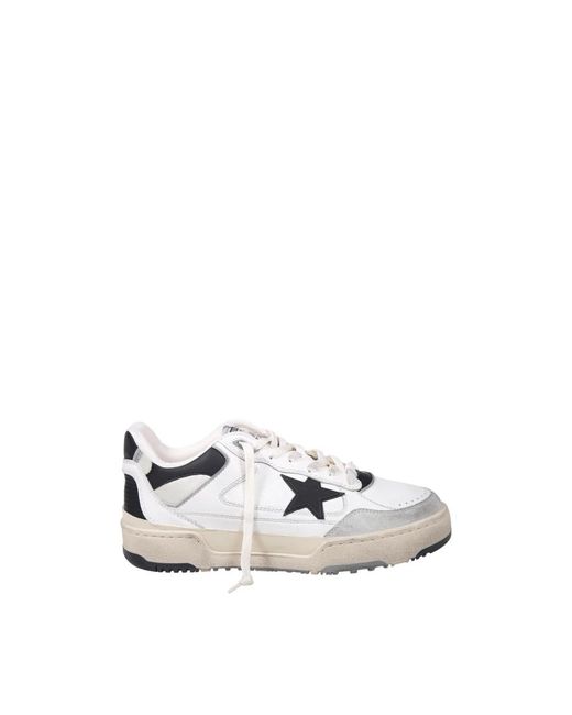Golden Goose Deluxe Brand White Forty2 Leather Sneaker for men