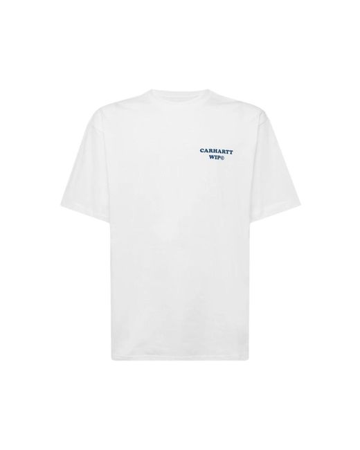 Carhartt Hochwertiges baumwoll-crew-neck-t-shirt in White für Herren