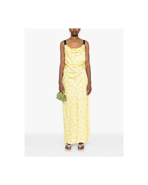 Maxi Dresses di MSGM in Yellow