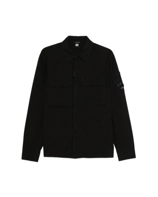C P Company Black Light Jackets for men