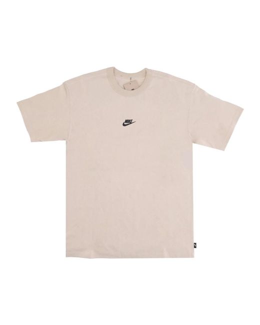 Nike Fitness ,Katoen Premium Essentials Sust Tee Rattan T-Shirt in het Natural voor heren
