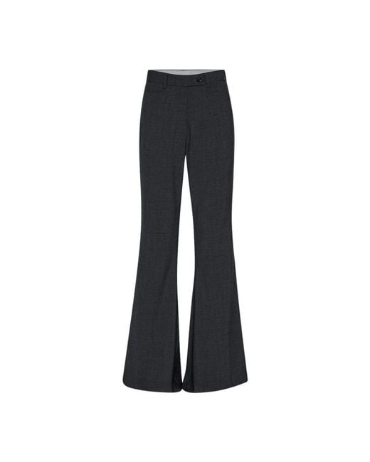 REMAIN Birger Christensen Wide Trousers in het Blue