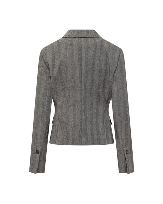 Ferragamo Gray Blazers