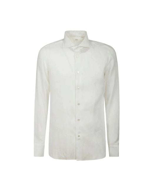 Borriello White Formal Shirts for men