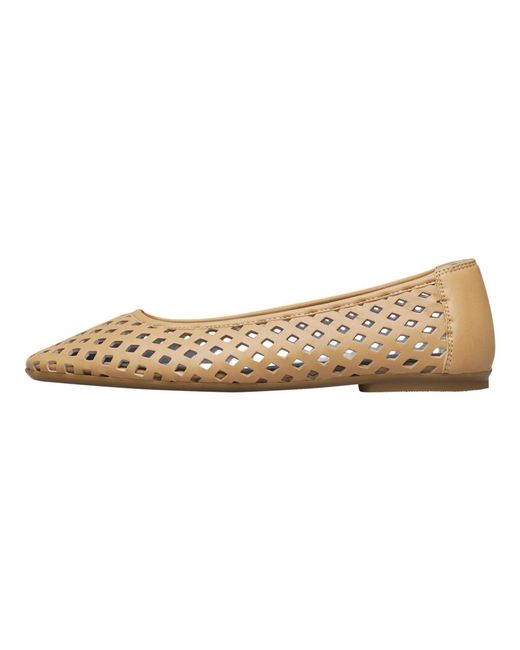 Voile Blanche Natural Ballerina Shoes