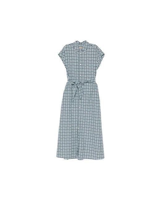 Woolrich Blue Shirt Dresses