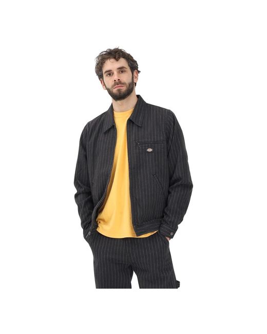 Dickies Schwarze denim painter service jacke in Blue für Herren