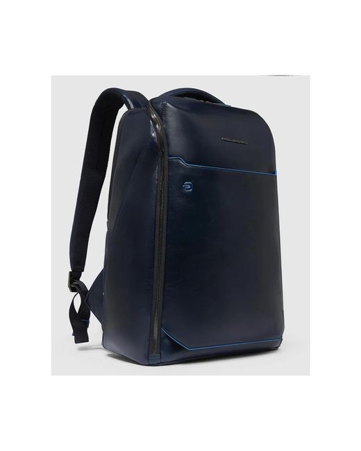Piquadro Personalisierbarer Laptop-Rucksack 15,6" in Blue für Herren