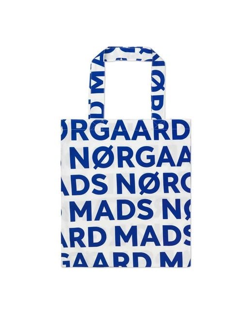 Mads Nørgaard Blue Tote Bags