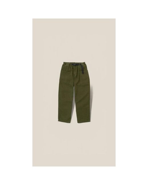 Gramicci Gray Straight Trousers for men