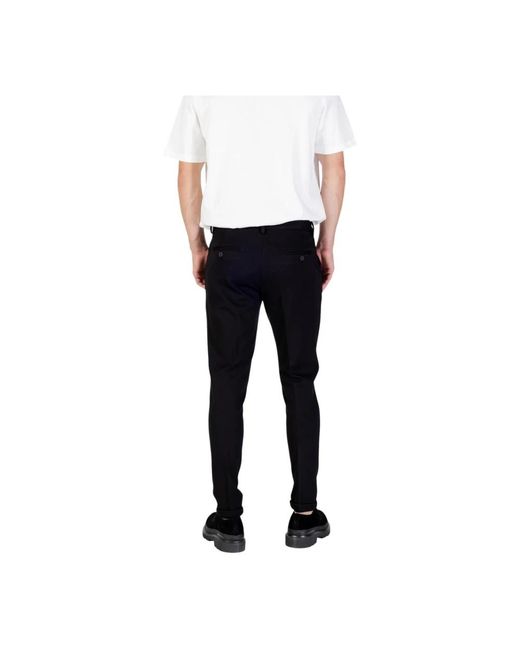 Antony Morato Black Slim-Fit Trousers for men