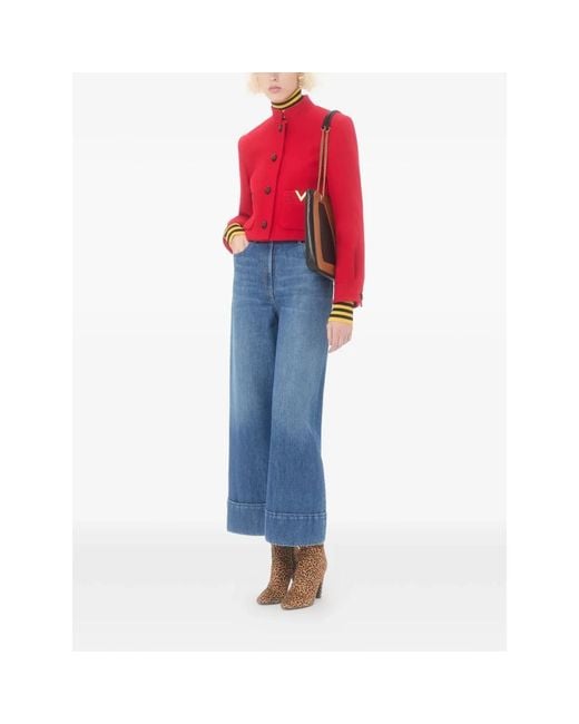 Valentino Blue Cropped Jeans