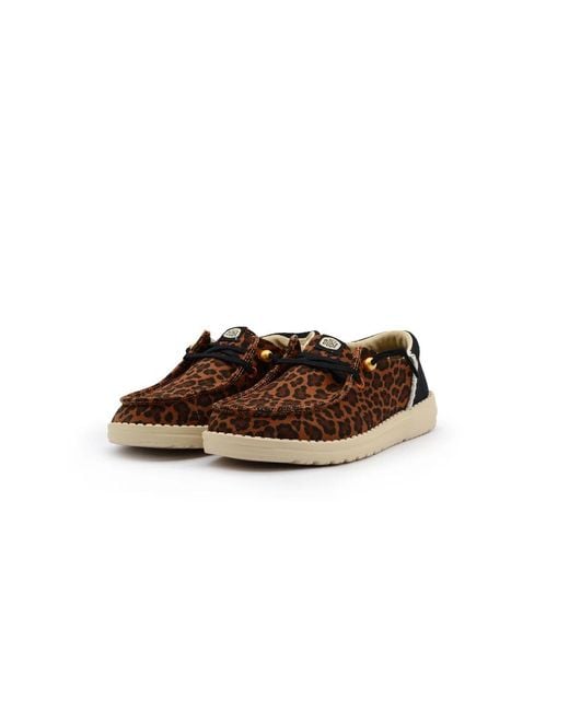 HeyDude Brown Laced Shoes